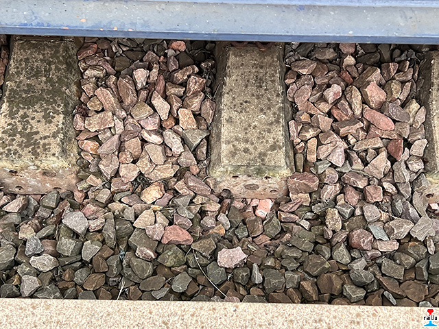 Rippage vum Gleis no bannen beim Quai